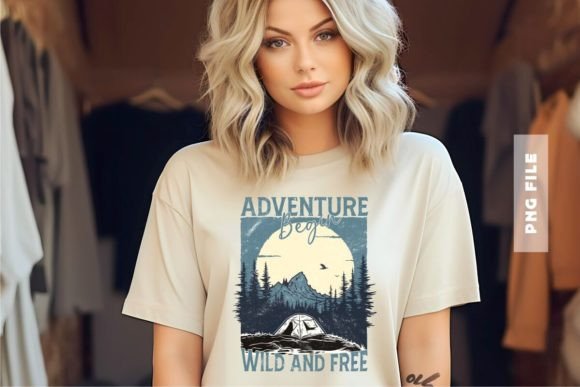 Adventure Begin T-shirt Design: Your Next Creative Venture