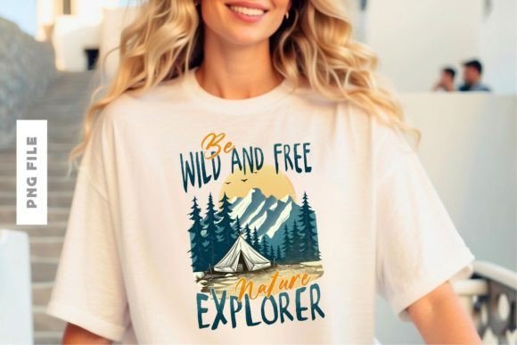 Be Wild and Free: A T-Shirt Design for Unbridled Creativity