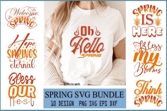 Bundle of Spring Svg Design: Fresh Graphics for Every Project