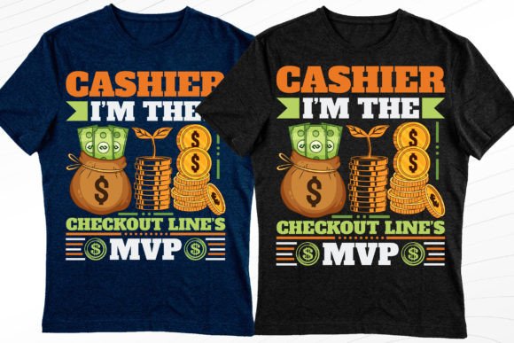 Cashier the Checkout Stylish Tee Design: Your Next Brand Asset