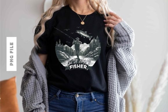 Celebrate the Angler's Life with the Happy Fisher Design
