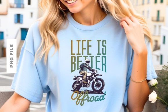 Life is Better Offroad: A T-Shirt Design for the Adventure-Ready Brand