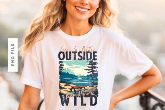 Life is Better Outside: A Versatile Design for Modern Brands