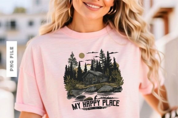 My Happy Place T-shirt Design: Your Next Best-Selling Merch Idea