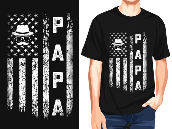 Papa Vintage Flag Vector T-Shirt Design: A Guide to Quality Merch