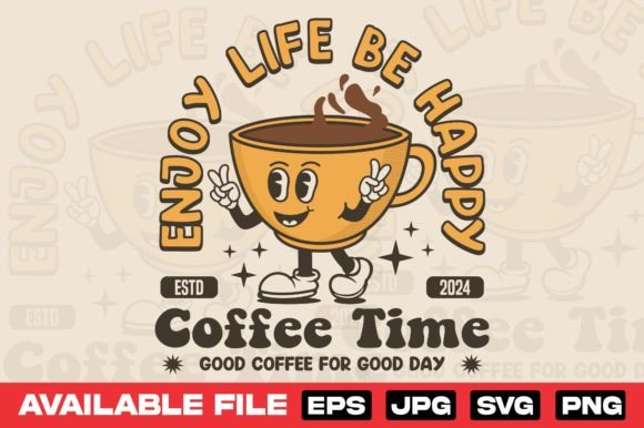 Retro Coffee Cup Carton: A Bold Streetwear Design