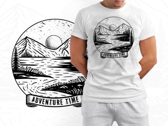 Summer Mountain Adventure: Your Next Design Asset