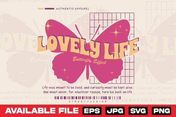 The Retro Butterfly Groovy T-Shirt Design: A Streetwear Staple