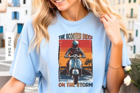 The Scooter Rider T-shirt Design: A Vintage Blueprint for Modern Brands
