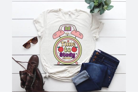 Time to Study: A T-Shirt Design for the Focused Mind