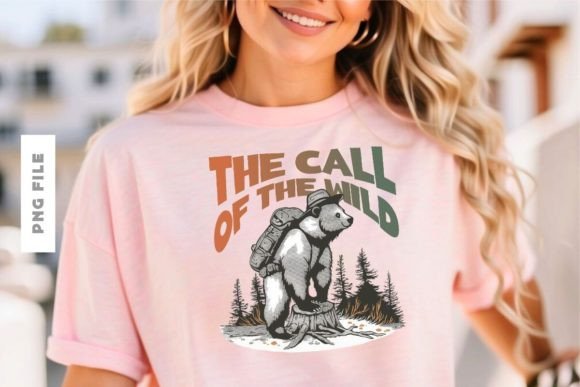 Untamed Creativity: Mastering The Call of the Wild T-Shirt Design