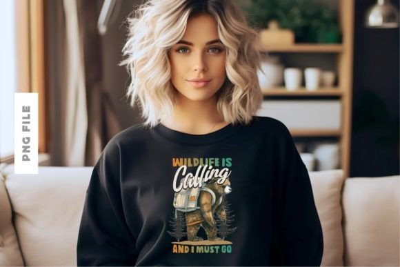 Wildlife is Calling: A Premium T-Shirt Design for Every Creator